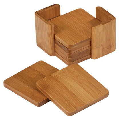 Bamboo Coasters 6-Coaster Set