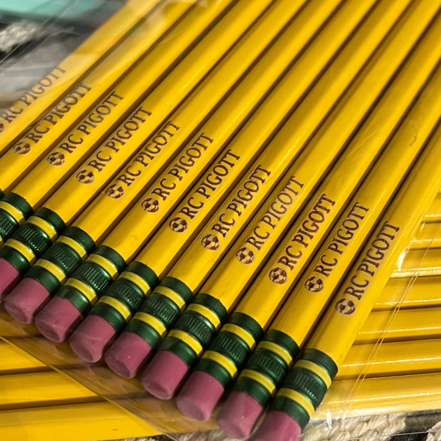 Personalized engraved pencils